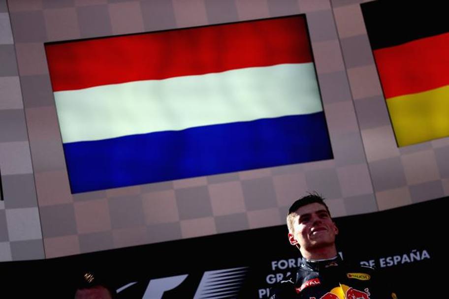 Verstappen ha stabilito un altro primato:  il primo olandese ad aver trionfato in una gara di Formula 1. Getty